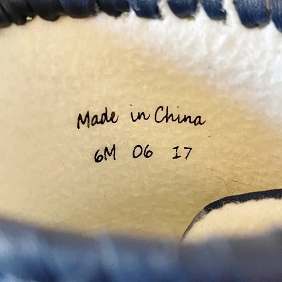 Jack Rogers Draper James 6 Chloe Midnight Blue White Gingham Check Boots Rare! - Picture 8 of 9